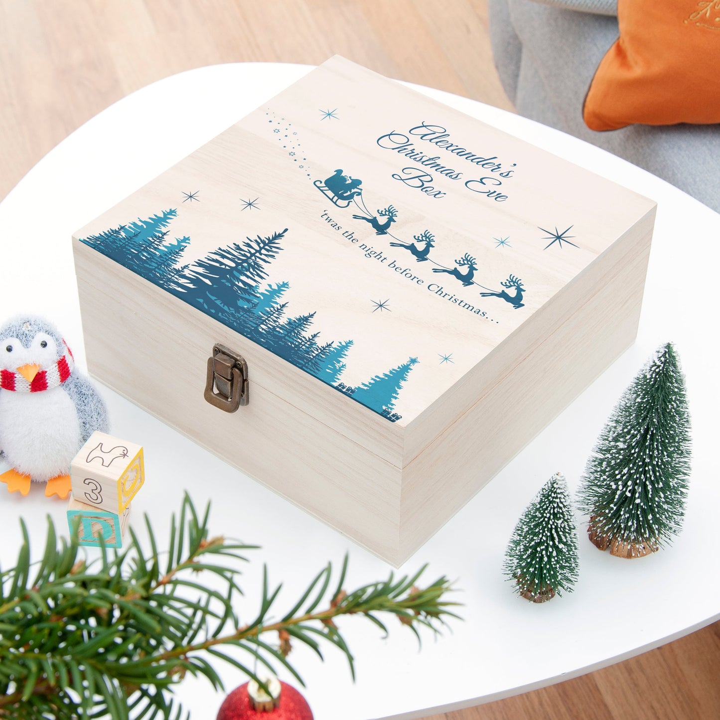 Personalised 'Twas The Night Before Christmas Box