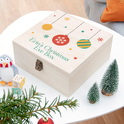 Personalised Bauble Christmas Eve Box