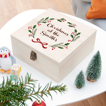 Personalised Jolly Holly Christmas Eve Box