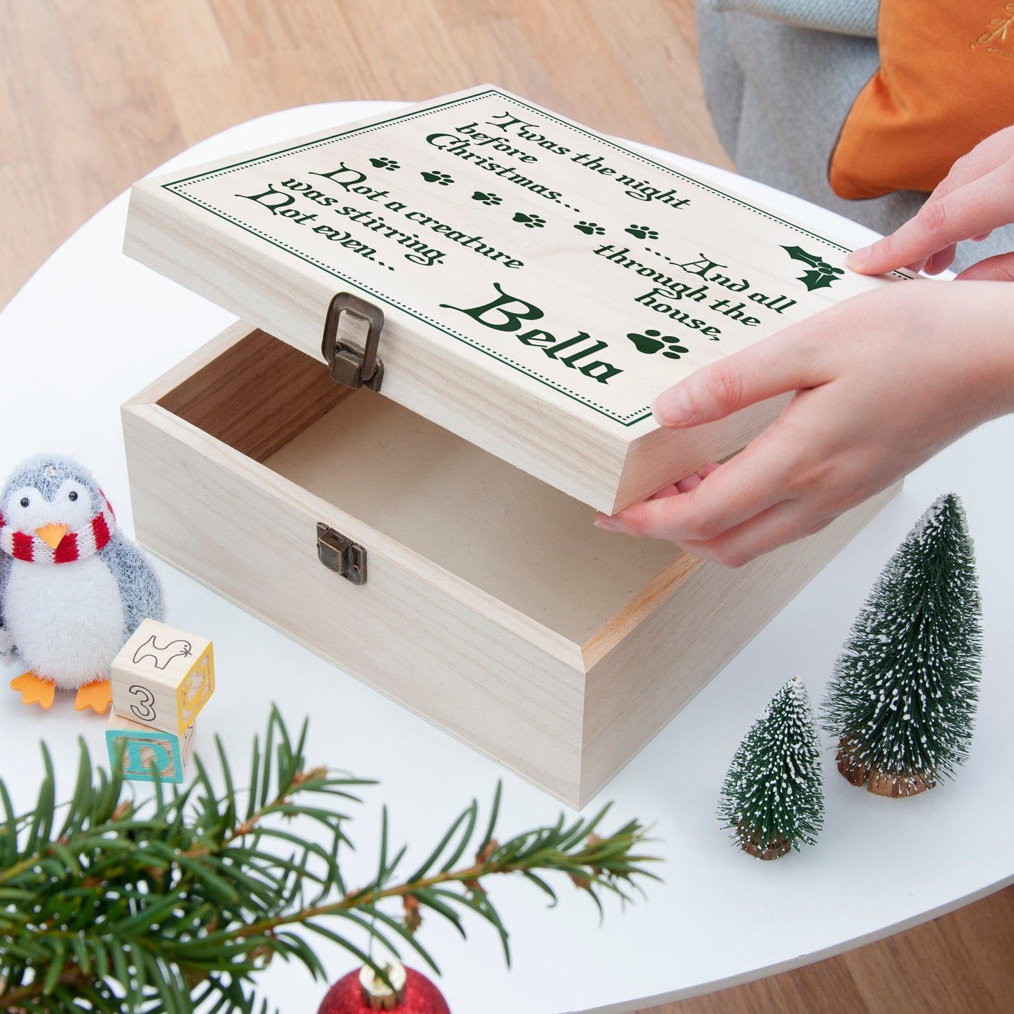Personalised Pets 'Twas The Night Before Christmas Eve Box