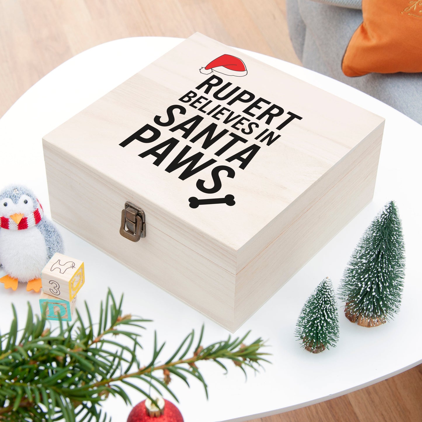 Personalised Pets Santa Paws Christmas Eve Box
