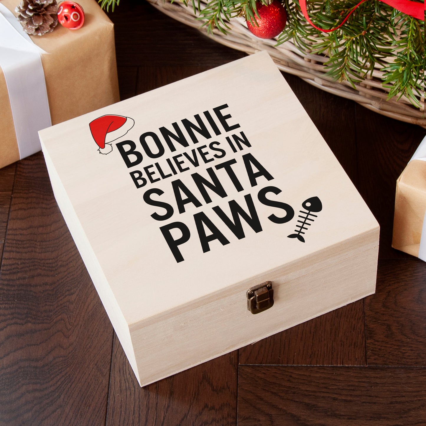 Personalised Pets Santa Paws Christmas Eve Box