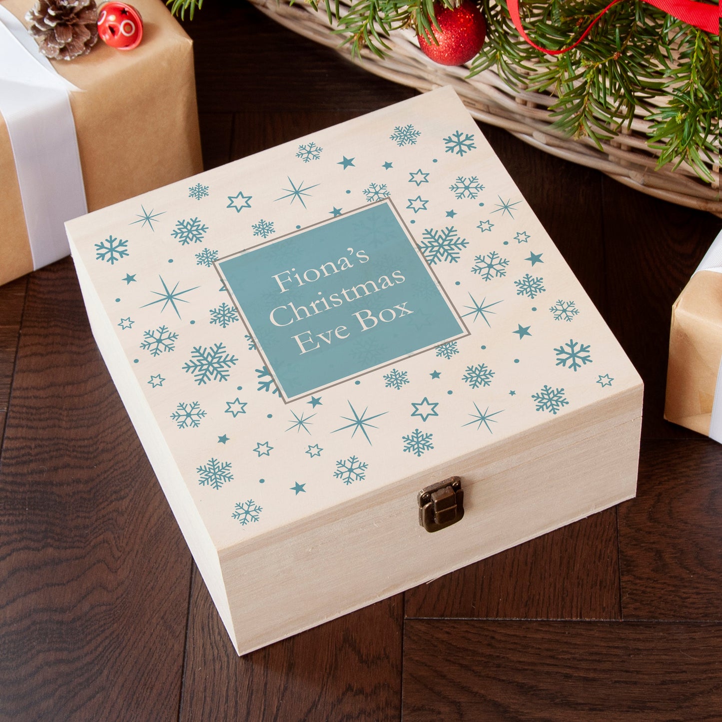 Personalised Snowflake Christmas Eve Box
