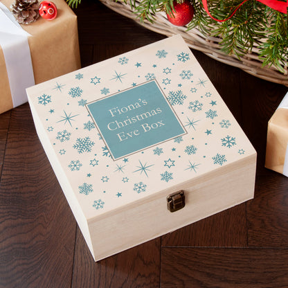 Personalised Snowflake Christmas Eve Box