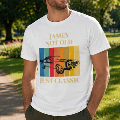 Personalised Men's Not Old Just Classic T-Shirt