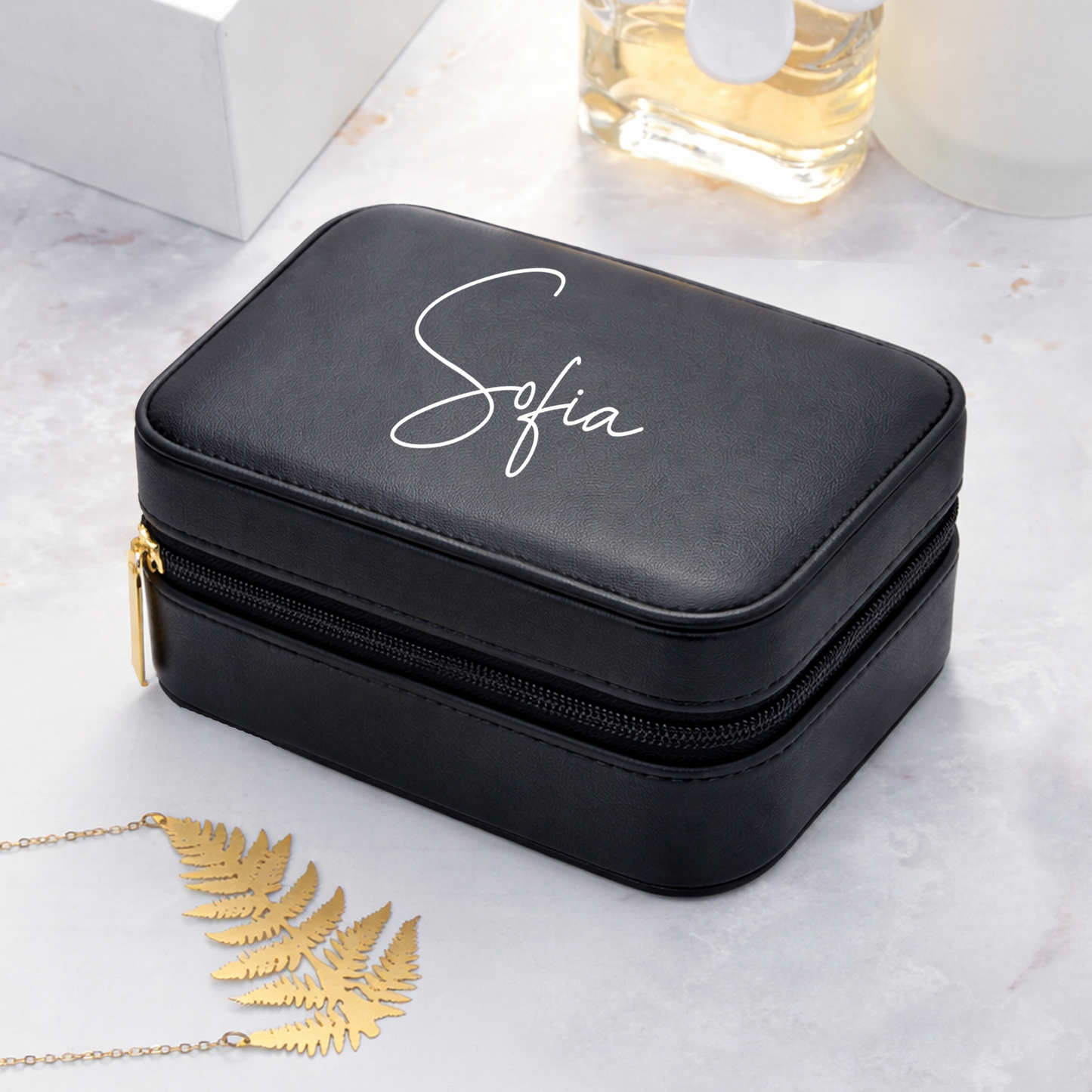 Personalised Travel Jewellery Case