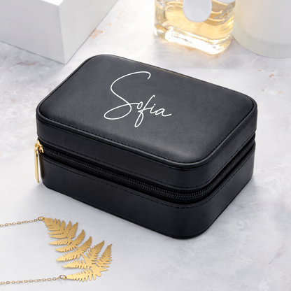 Personalised Travel Jewellery Case