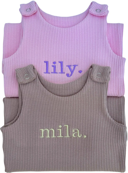 Velvet Mocha Dungarees