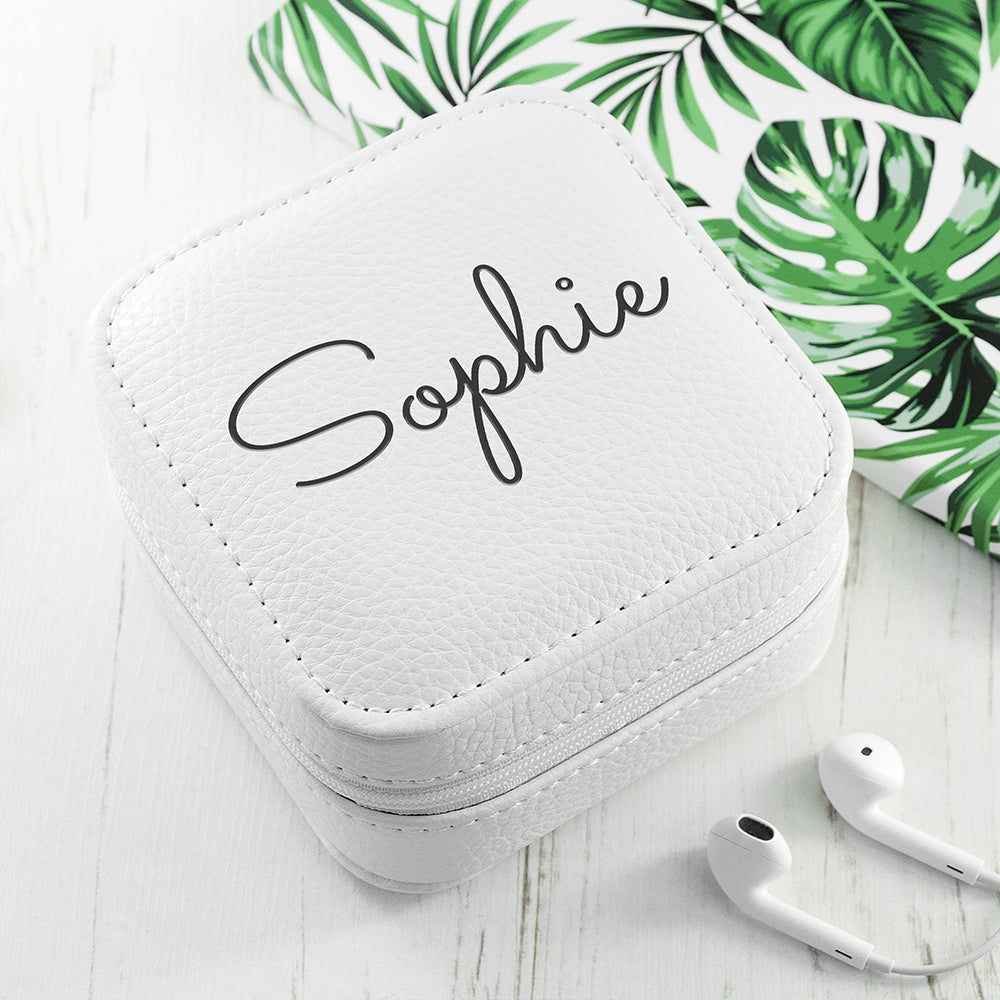 Personalised Travel Jewellery Case