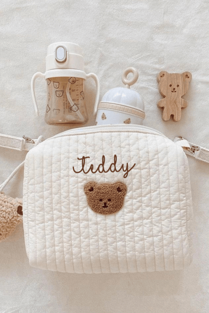 Teddy Grab & Go Bag Personalised