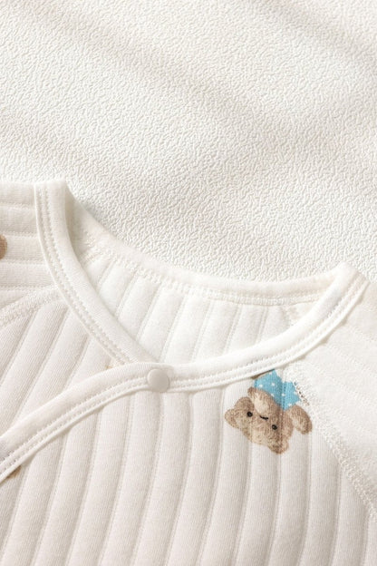 The Charming Bear Boucle Wrap Baby Grow Romper