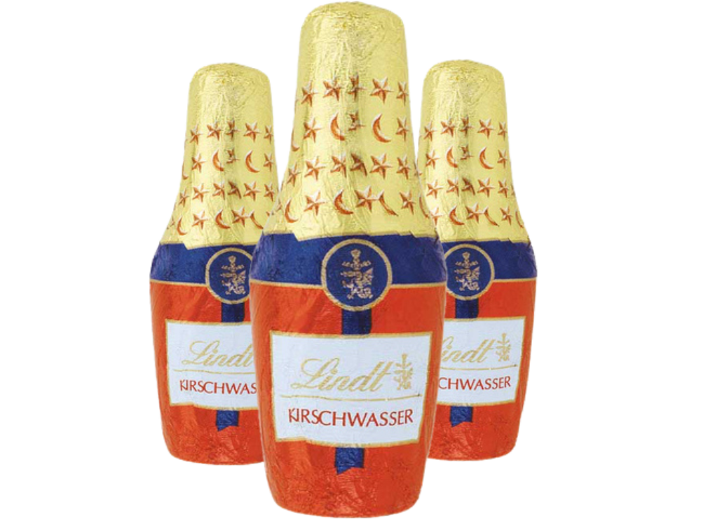 Lindt Kirsch Liqueur filled Dark Chocolate Bottles