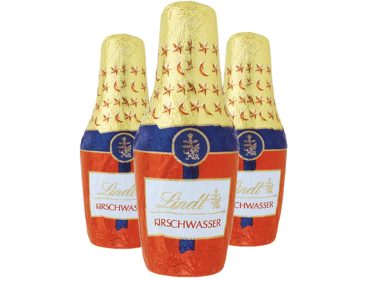 Lindt Kirsch Liqueur filled Dark Chocolate Bottles