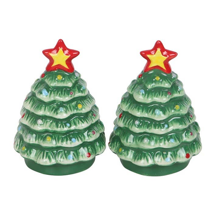 Nostalgic Christmas Tree Salt & Pepper Shakers