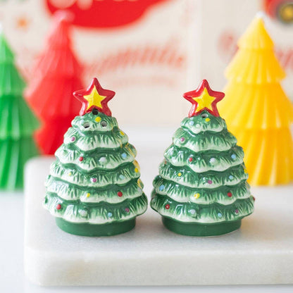 Nostalgic Christmas Tree Salt & Pepper Shakers