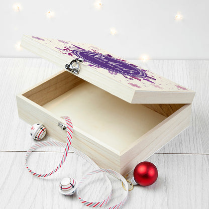 Personalised Snowflake Wreath Christmas Eve Box