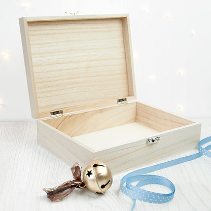 Personalised Festive Pattern Christmas Eve Box