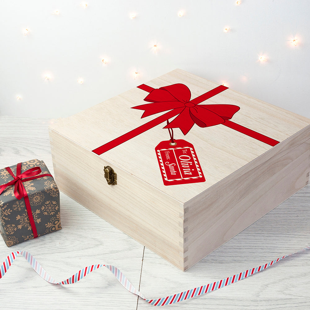 Personalised Christmas Present Christmas Eve Box