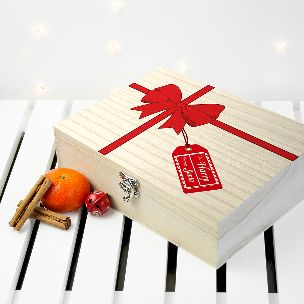 Personalised Christmas Present Christmas Eve Box