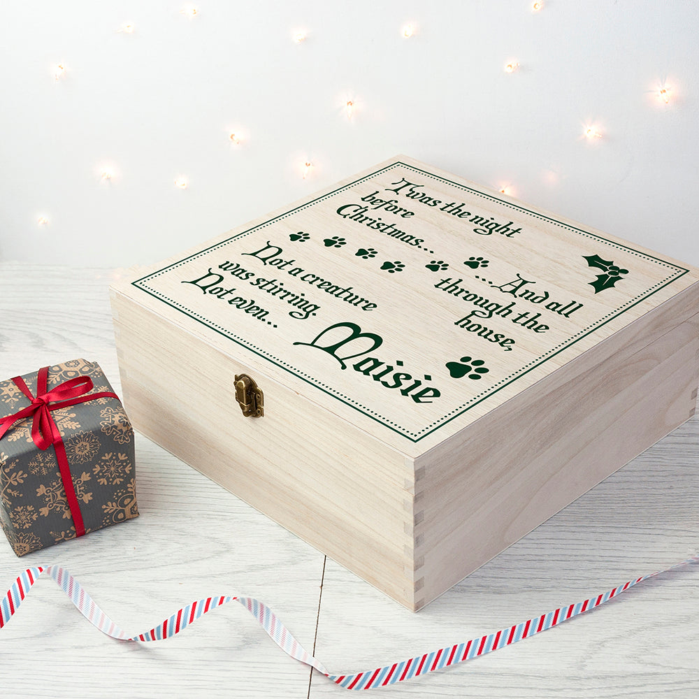 Personalised Pets 'Twas The Night Before Christmas Eve Box