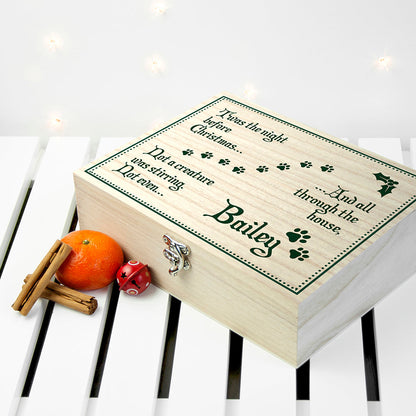 Personalised Pets 'Twas The Night Before Christmas Eve Box