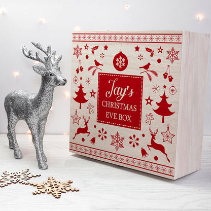 Personalised Festive Scandi Christmas Eve Box