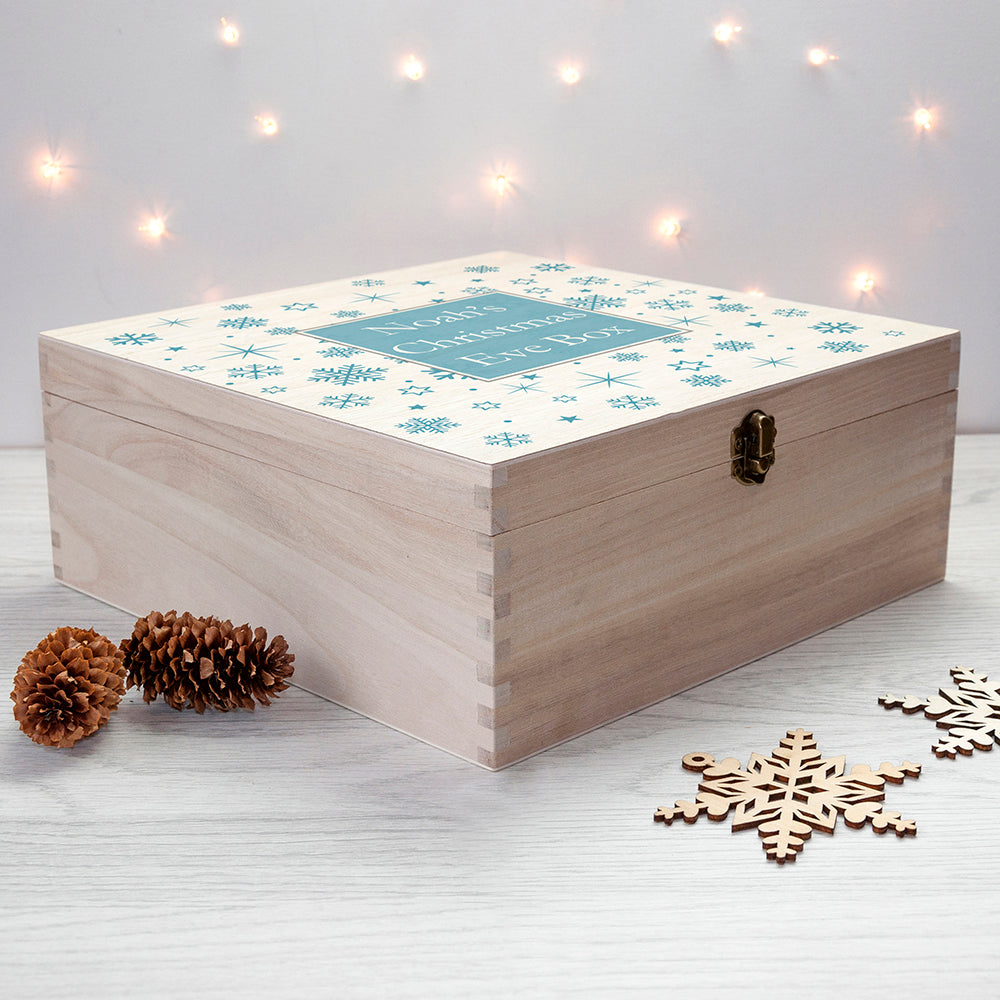 Personalised Snowflake Christmas Eve Box