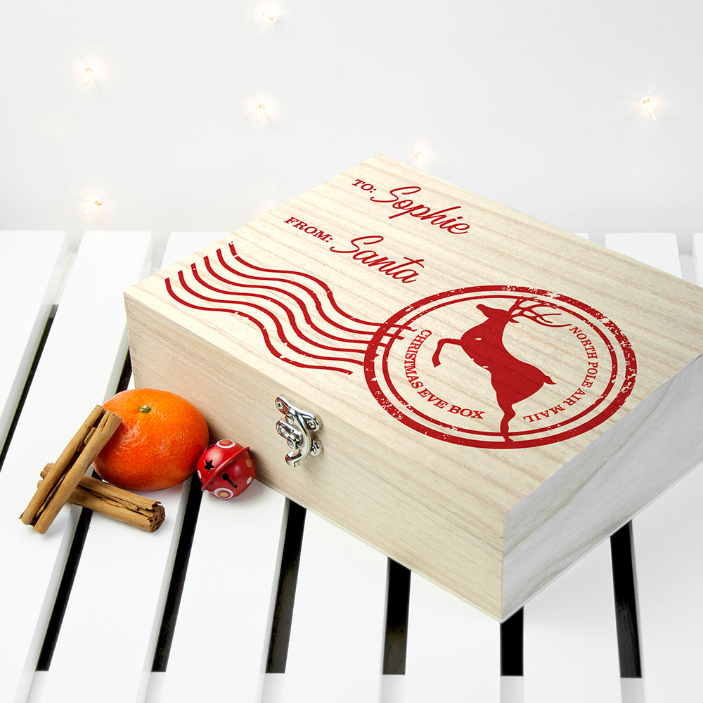 Personalised North Pole Air Mail Christmas Eve Box