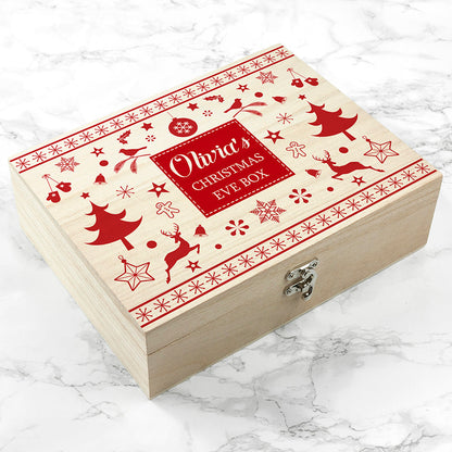Personalised Festive Scandi Christmas Eve Box