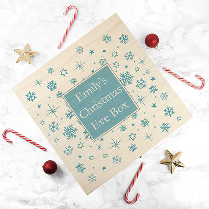 Personalised Snowflake Christmas Eve Box