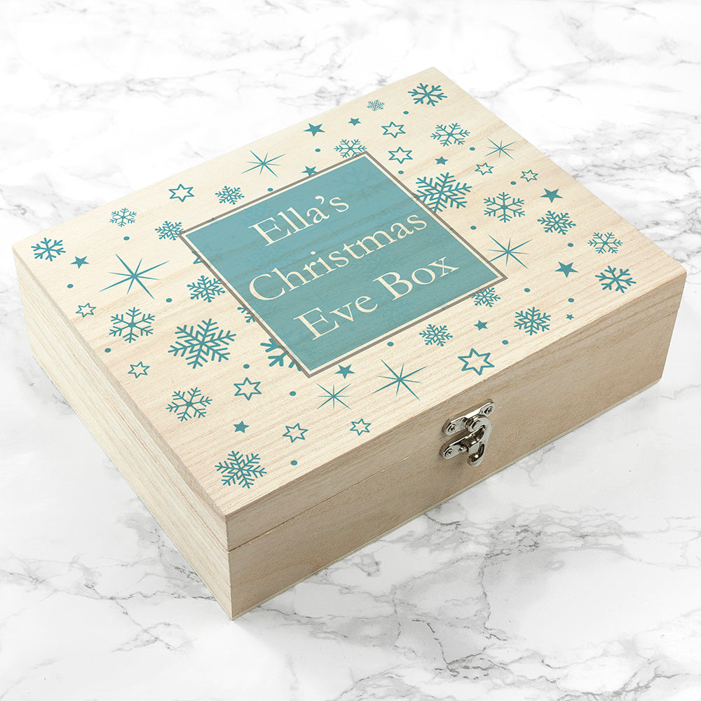 Personalised Snowflake Christmas Eve Box