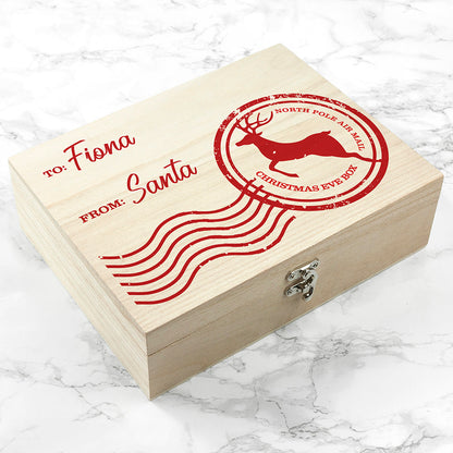 Personalised North Pole Air Mail Christmas Eve Box
