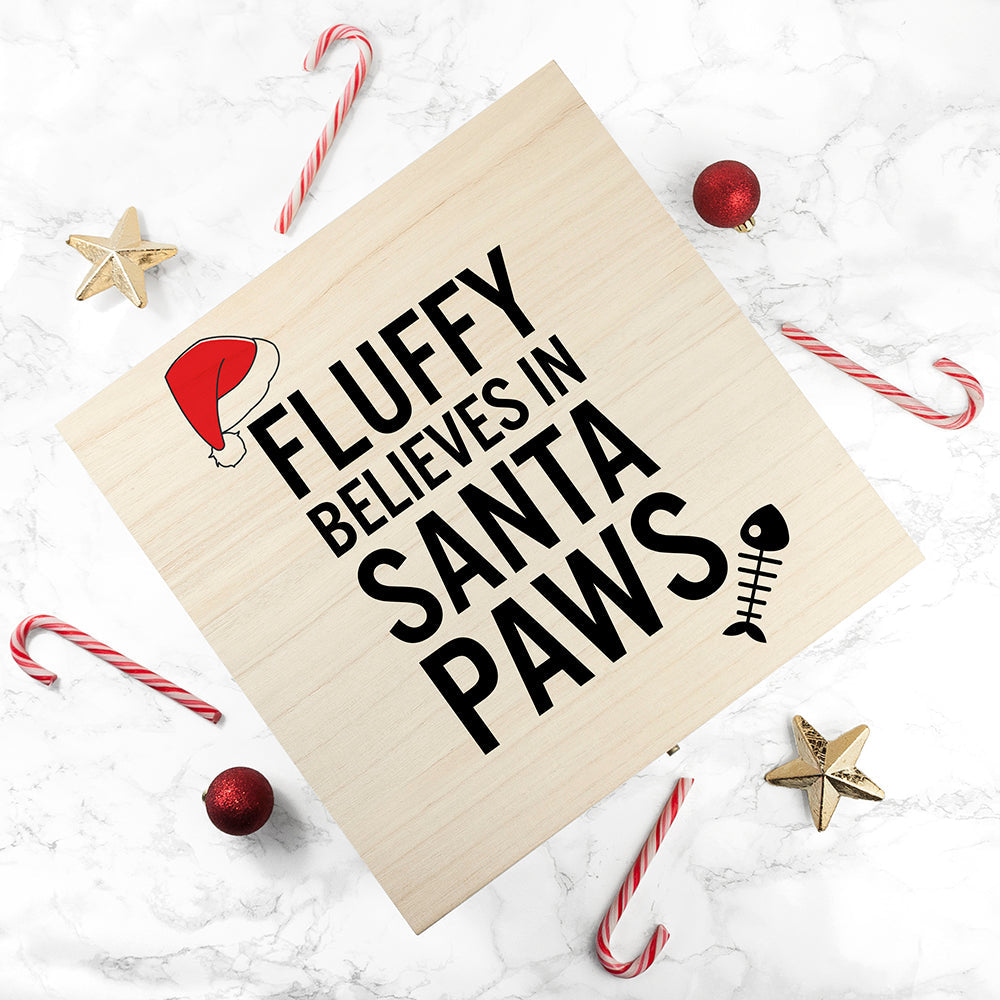 Personalised Pets Santa Paws Christmas Eve Box