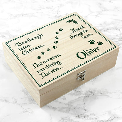 Personalised Pets 'Twas The Night Before Christmas Eve Box
