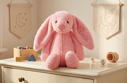Personalised Cream Bunny Toy
