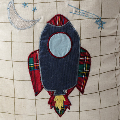 Chandrayaan Personalised School Bag, Hand-Embroidered
