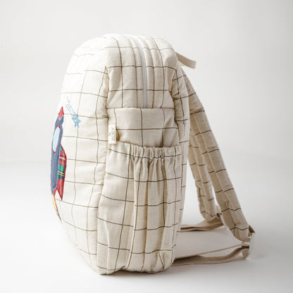 Chandrayaan Personalised School Bag, Hand-Embroidered