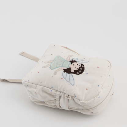 Fairy Whispers Personalised School Bag, Hand-Embroidered