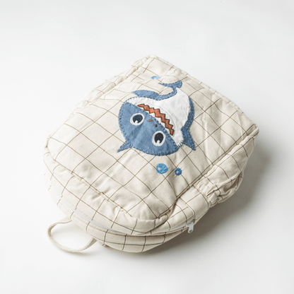 Shark Dodo Personalised School Bag, Hand-Embroidered