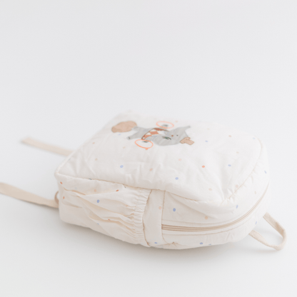 Trunk Show Personalised School Bag, Hand-Embroidered
